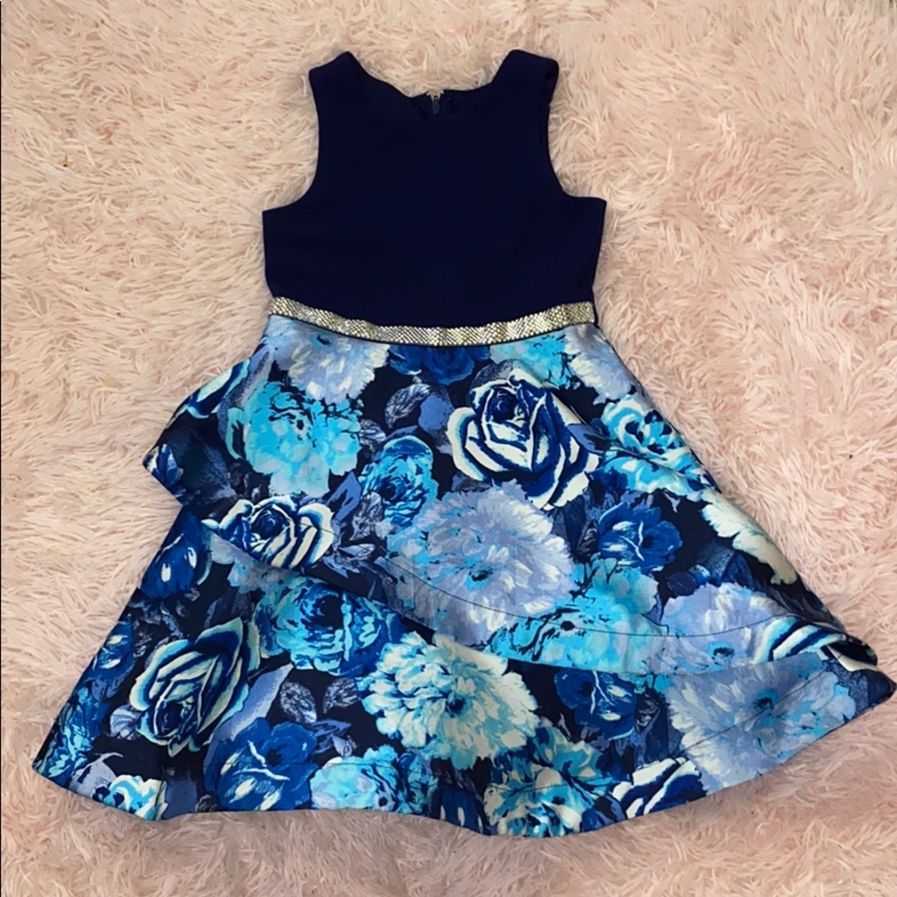 Blue floral dress 💙✨